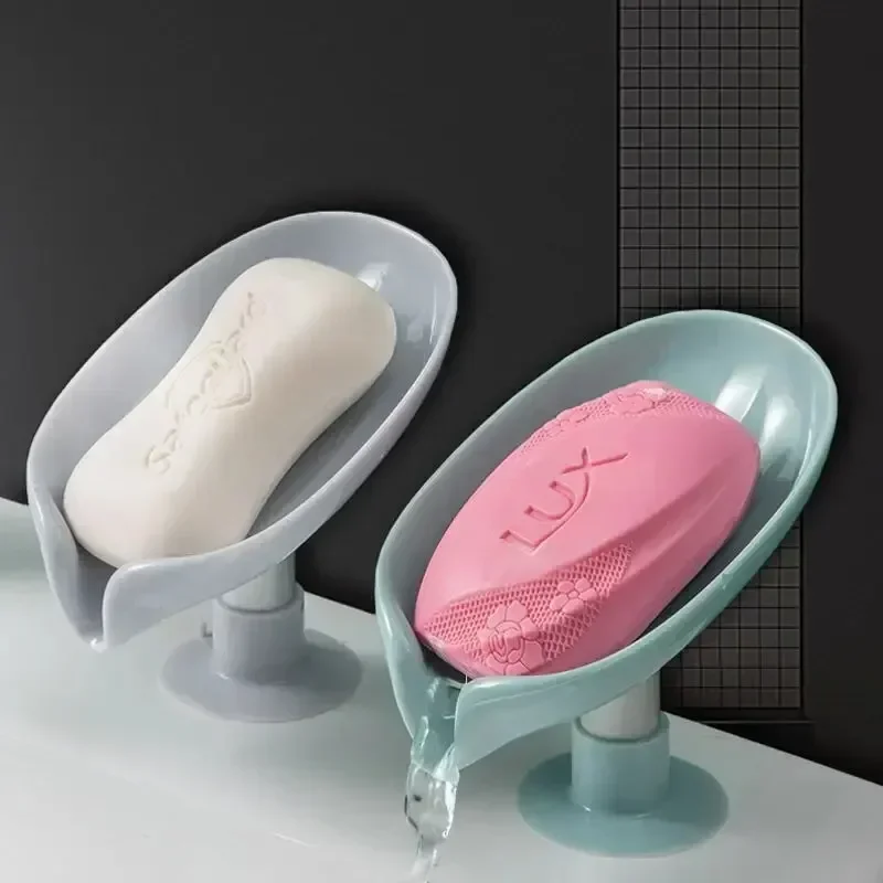 Kitchen Appliances Holder - Drain Soap Holder Leaf Shape Soap