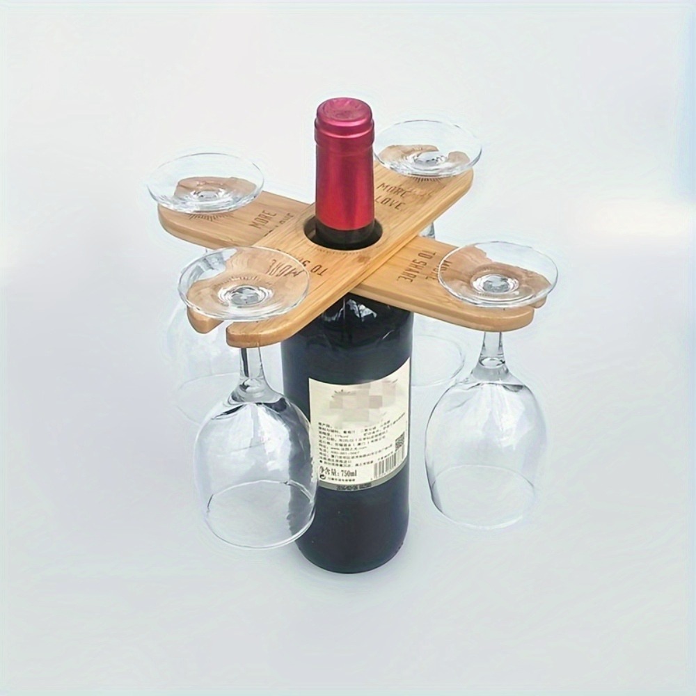Kitchen Appliances Holder - 1pc Upside Down Hanging Red Wine