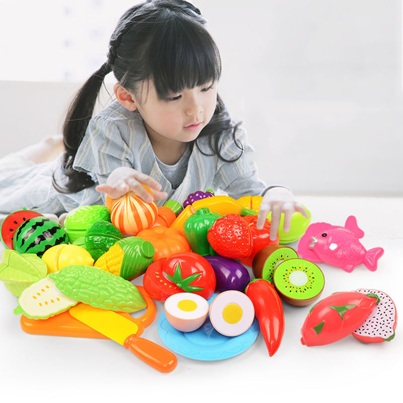 Kitchen Appliances Toys - Children Fruit Cutting Toys and Vegetables