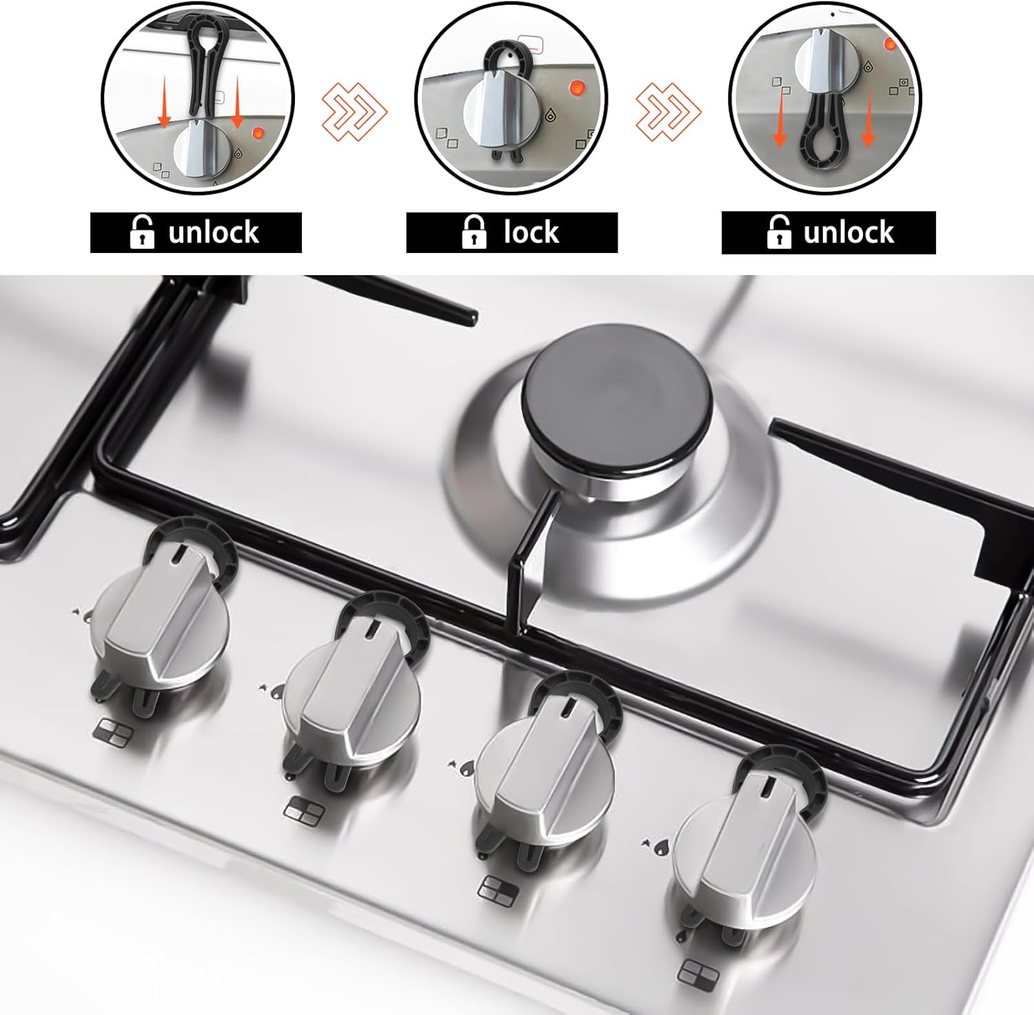 Childproof Kitchen Safety Set  - Kitchen Appliances Gas Stove 评论和价格