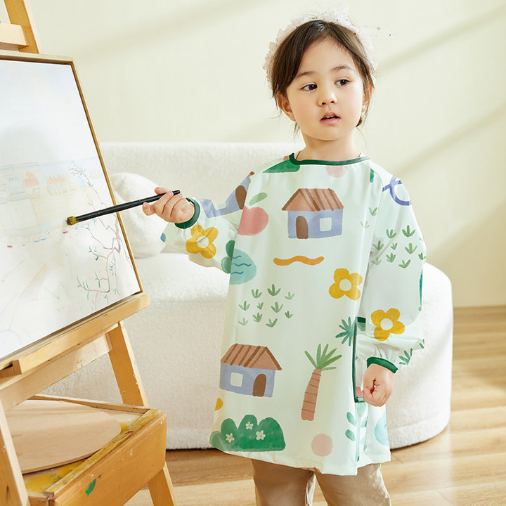 Children Waterproof Art Cover  - Kitchen Appliances Toys 评论和价格