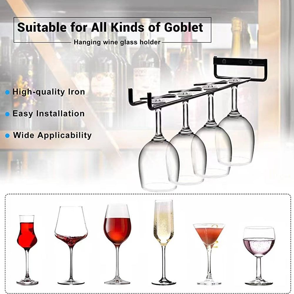 Wall Mounted Stemware Holder K - Kitchen Appliances Holder 评论和价格