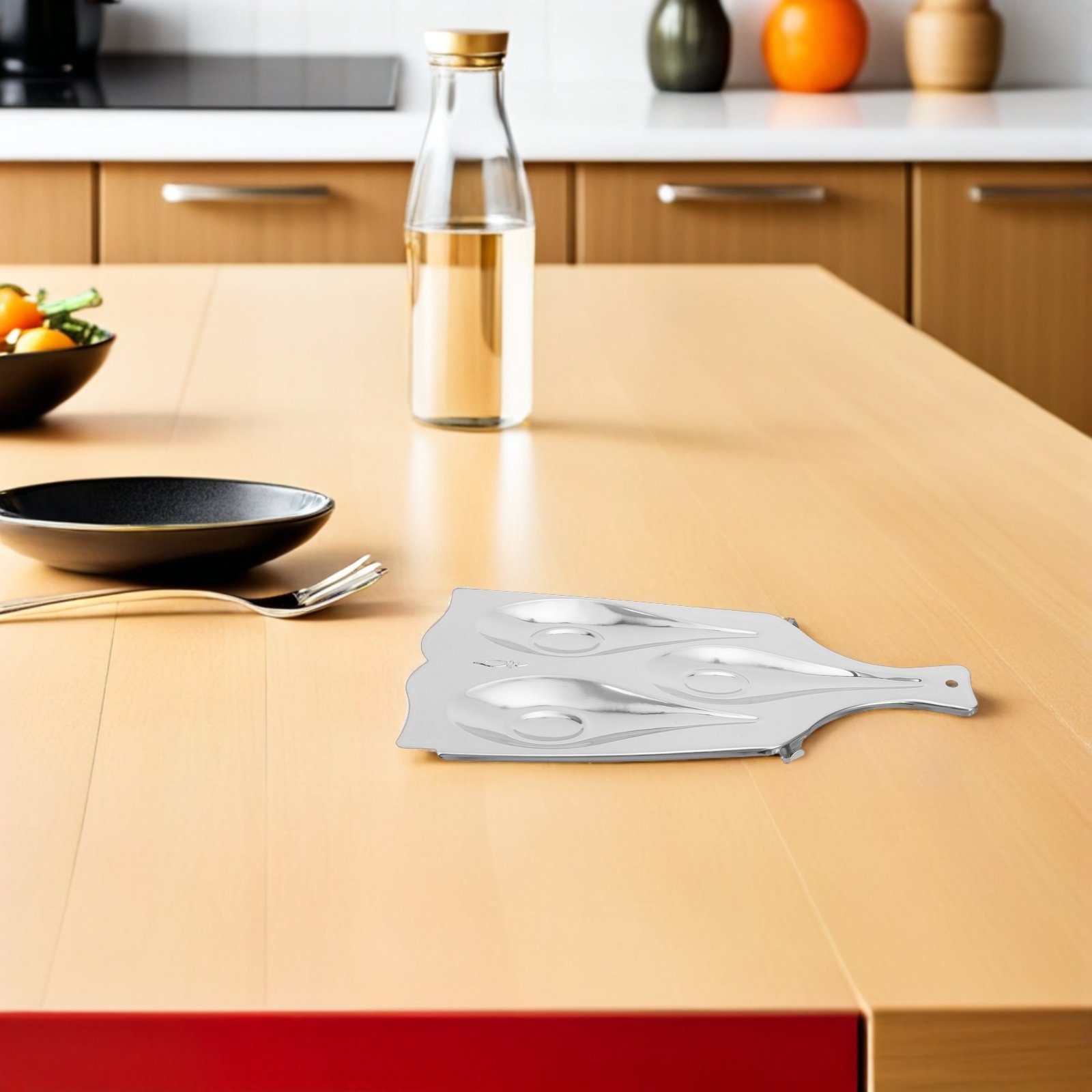Stainless Steel Three-Compartm - Kitchen Appliances Holder 评论和价格