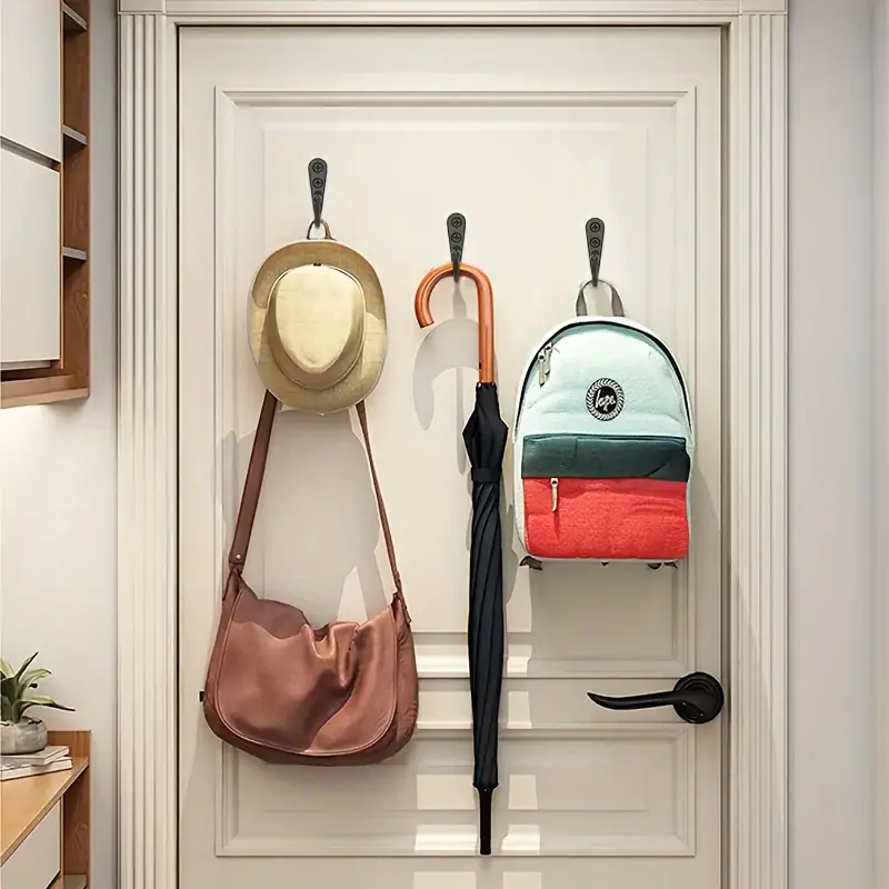 Black Metal Hooks with Screws  - Kitchen Appliances Holder 评论和价格