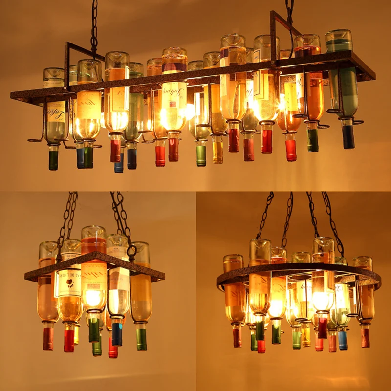 Vintage Wine Bottle Iron Led L - Kitchen Appliances Green 评论和价格