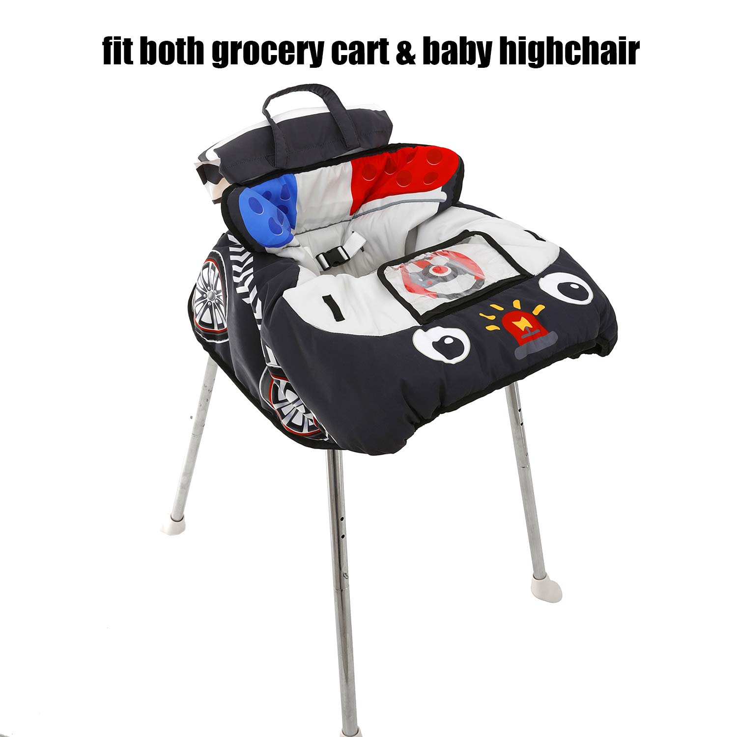 Cartoon Car Baby Shopping Cart - Kitchen Appliances Holder 评论和价格